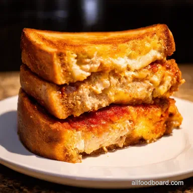 Chicken Parm Grilled Cheese My Easy Comfort Food Fix Recipe Card