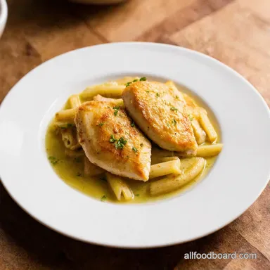 Quick Chicken Scallopini Recipe Lemon Butter Perfection Recipe Card