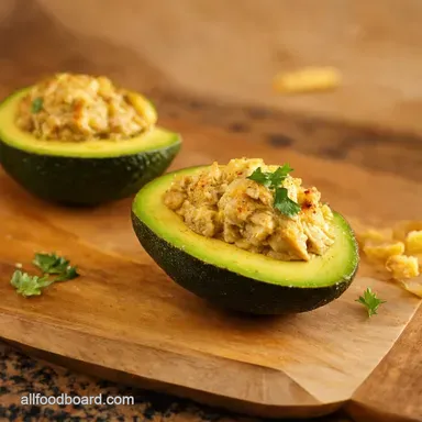 ChickenStuffed Baked Avocados A Dreamy Delight Recipe Card