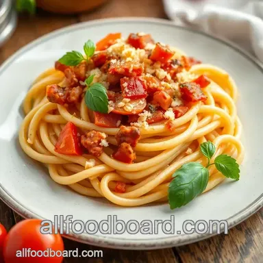 Easy & Juicy Chilled Bacon Tomato Pasta Delight Recipe: My Fail-Proof Herb Glazed Method Recipe Card