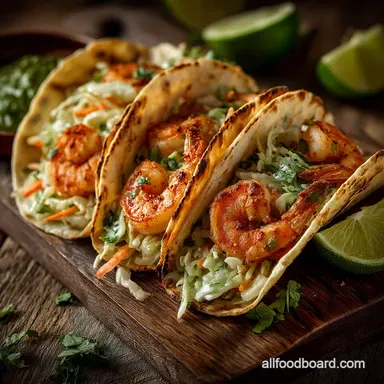 Easy Healthy Shrimp Tacos with Zesty Slaw A Proper Weeknight Job