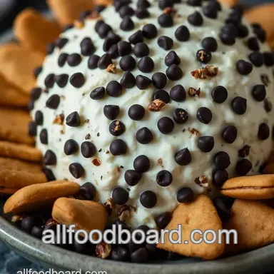 Easy Chocolate Chip Cheese Ball: A Sweet Treat Everyone Loves Recipe Card