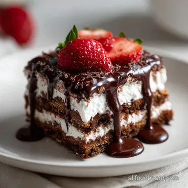 Chocolate Lasagna: No-Bake Recipe Card