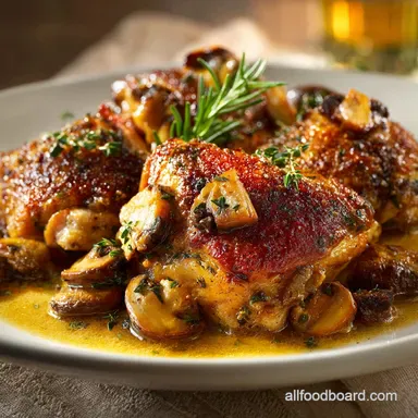 Fall Dinner Recipes: Meltingly Tender Cider-Braised Chicken Recipe Card