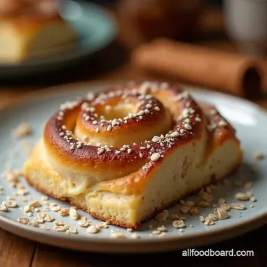 NoFuss Cinnamon Roll Overnight Oats Healthy Meal Prep Recipe Card