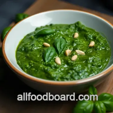 Classic Basil Pesto Recipe: A Fresh Taste of Italy in 10 Minutes Recipe Card