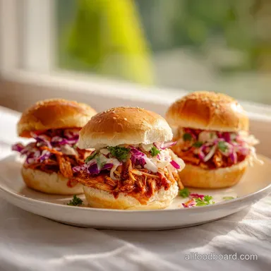 Classic BBQ Chicken Sliders for 12