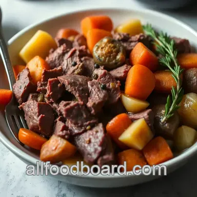 Classic Corned Beef and Potatoes: A Hearty Irish Delight Recipe Card