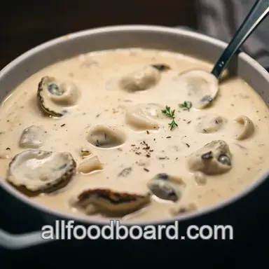 Classic Creamy Oyster Stew Recipe: A Bowl of Comfort Recipe Card