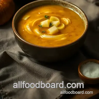 Classic French Onion Soup Recipe: A Warm Embrace in a Bowl Recipe Card