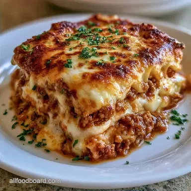 Recipe Classic Lasagna for 12 Servings