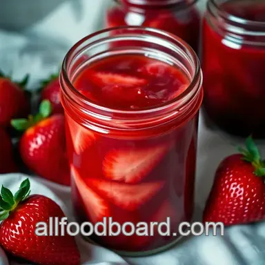 Classic Strawberry Jam Recipe: Sweet Sunshine in a Jar Recipe Card