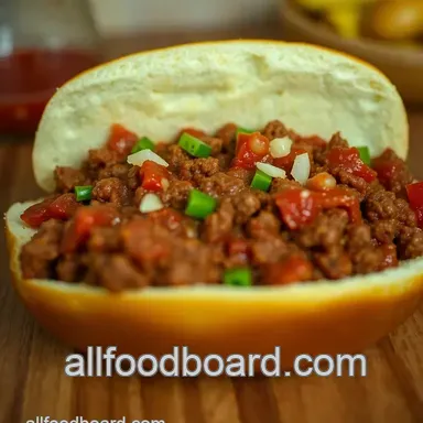 Easy & Classic Sloppy Joe Recipe: A Messy Family Favorite Recipe Card