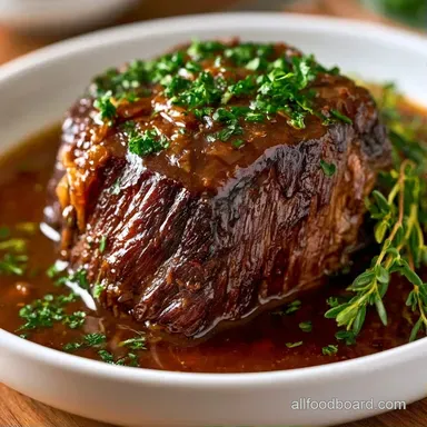 Classic Slow Cooker Pot Roast: Tender Recipe Card