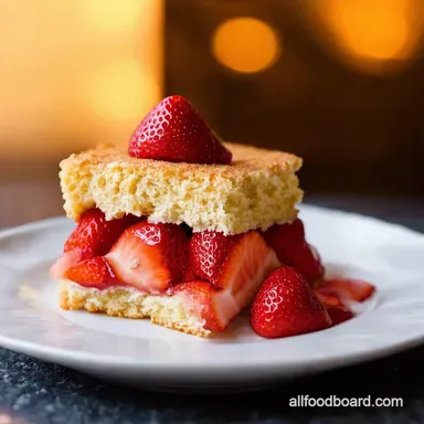 Classic Strawberry Shortcake Recipe Taste of Summer Recipe Card