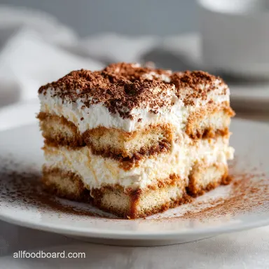 Classic Tiramisu Recipe: Velvety Cream for 9 Recipe Card