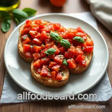 Classic Tomato Bruschetta: My Easy Italian Appetizer Recipe Recipe Card