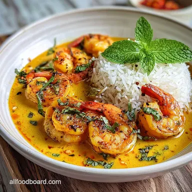Coconut Curry Shrimp Recipe Pan-Seared in 25 Minutes