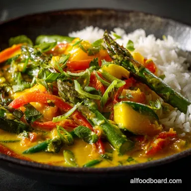Coconut Ginger Vegetable Curry: Ultra Creamy Quick Dinner