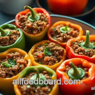 Easy Savory Stuffed Bell Peppers: A Colourful Family Favourite