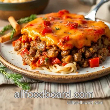 Comforting Bake Ground Beef Casserole for Busy Nights: My Family’s Favorite! Recipe Card