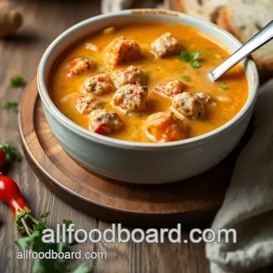 Easy & Savory Cook Creamy Italian Sausage Soup in 40 Min: My Family Favorite Recipe Card