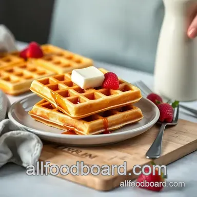 Cook Fluffy Belgian Waffles in 15 Minutes Recipe Card