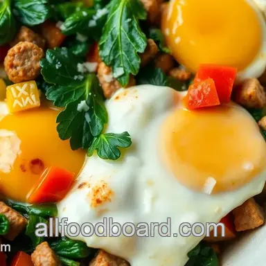 Cook Sausage Bowl with Eggs & Veggies