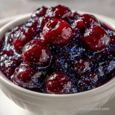 Cooked Garden Huckleberry Preserves: 4 Jars
