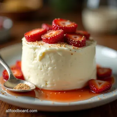 Cloud Nine Cottage Cheese Vanilla Mousse NoBake High Protein Treat Recipe Card