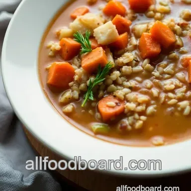 Cozy Leftover Turkey Quinoa Soup: A Heartwarming 30-Minute Delight Recipe Card