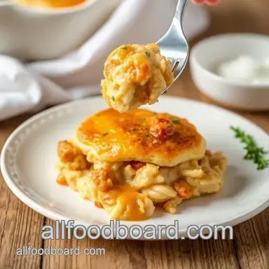 How to Make My Grandmother's Bake Chicken Biscuit Casserole Delight Recipe Card