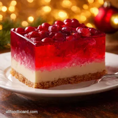Cranberry Jello Salad A Retro Holiday Treat Recipe Card