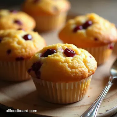 Light Moist Cranberry Orange Cottage Cheese Muffins Recipe Recipe Card