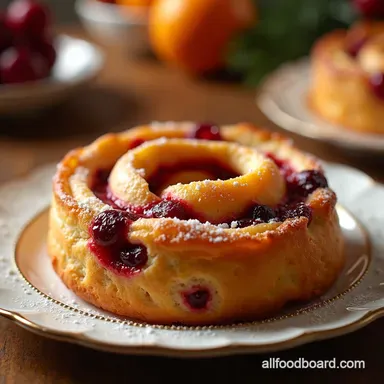 Mince Pie Inspired Festive Cranberry Roll Ups Recipe Card