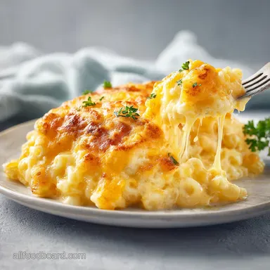 Macaroni and Cheese in 40 Minutes: Creamy and Baked Recipe Card
