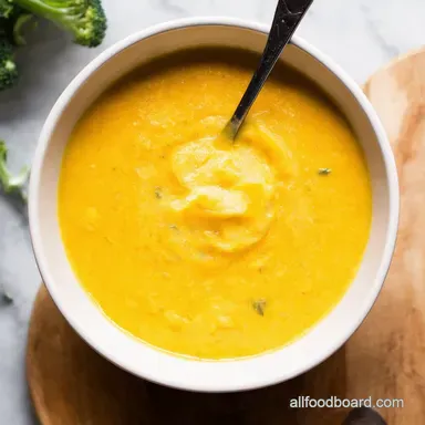 Broccoli Cheddar Soup Recipe My Creamy Comfort Classic Recipe Card