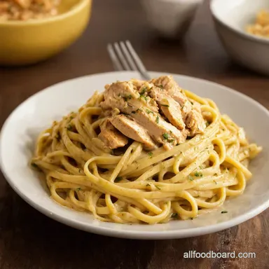 Creamy Cajun Chicken Linguine My Cheesy Weeknight Winner Recipe Card