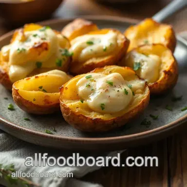 How to Make Irresistible Baked Cheesy Potatoes with Creamy Goodness Recipe Card