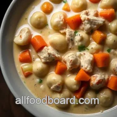 Creamy Chicken and Gnocchi Soup: Olive Garden Made Better! Recipe Card