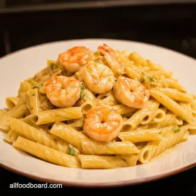 Creamy Chicken Shrimp Pasta My Quick Easy Family Fave Recipe Card