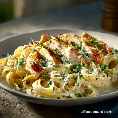 Chicken Fettuccine Alfredo: Silky, Restaurant-Quality Recipe Recipe Card