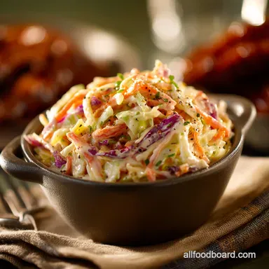 Creamy Cider Slaw The Best BBQ Side Dishes for a Crowd Recipe Card