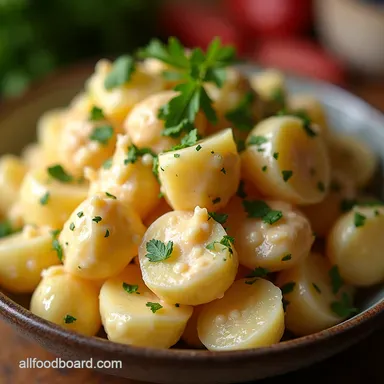 The Creamiest Classic Potato Salad Recipe Perfect Picnic Side Recipe Card