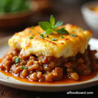 Cheesy Shepherds Pie Remix Cottage Cheese Dinner Ideas Recipe Card