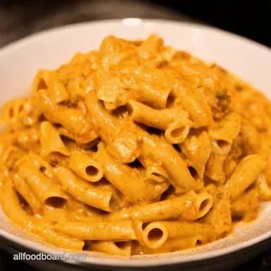 Creamy Cowboy Butter Chicken Pasta A Flavor Stampede Recipe Card