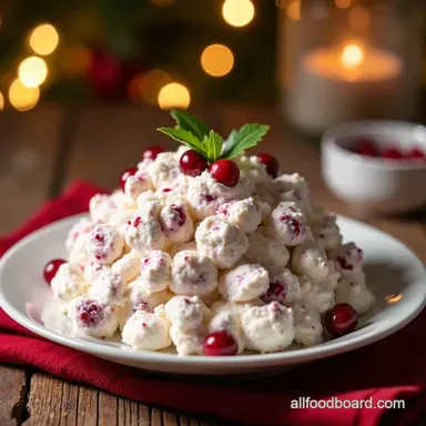 The Easiest Creamiest Cranberry Fluff Salad Recipe Recipe Card