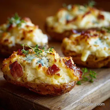 Twice Baked Potatoes Recipe: Ultimate Creamy, Crispy Jacket Spuds