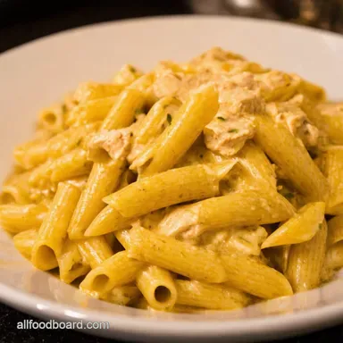 Creamy Dreamy Chicken Pasta An Easy Cheesy Delight Recipe Card