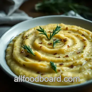 Creamy Polenta Recipe: Roasted Garlic & Rosemary Bliss Recipe Card